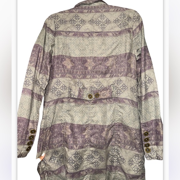 Free people Rare style! Linen Duster/Jacket - Picture 5 of 10